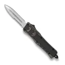 COBRATEC Small Tungsten Black CTK-1 Dagger 1 Side Serrated - Cobratec
