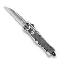 COBRATEC Small Arctic White Blk CTK-1 Wharncliffe Not Serr - Cobratec