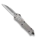 COBRATEC Small Silver CTK-1 Wharncliffe Not Serrated - Cobratec