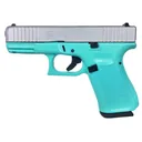 GLOCK G19 G5 9mm 4.02" 15rd Pistol - Tiffany Blue | Crushed Silver - Glock