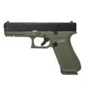 GLOCK G17 G5 9mm 4.49" 17rd Pistol + Front Serrations | BFG Battlefield Green Frame - Glock