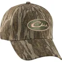 DRAKE 6 Panel Cotton Oval Raised Logo Cap Bottomland - Drake