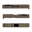 GREY GHOST PRECISION GGP-19 Stripped Slide Ver 5 FDE for Glock 19 Gen 5 - Grey Ghost Precision