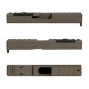 GREY GHOST PRECISION GGP-19 Stripped Slide Ver 6 FDE for Glock 19 Gen 5 - Grey Ghost Precision