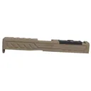 GREY GHOST PRECISION GGP-19 Stripped Slide Ver 6 FDE for Glock 19 Gen 3 - Grey Ghost Precision
