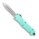 COBRATEC Medium Mint Blue Blk CTK-1 Dagger 2 Side Serrated - Cobratec