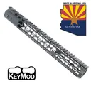 GUNTEC 15" Airlite Series Keymod Free Floating Handguard - Guntec Usa