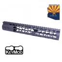GUNTEC 12" Airlite Series Keymod Free Floating Handguard - Guntec Usa