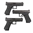 GLOCK G17 9mm 4.49" 17rd - Black w/ Ameriglo Night Sights & 2 Magazines - POLICE TRADE IN - Glock