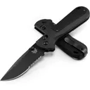 BENCHMADE Redoubt Axis Drop Point Serr CPM-D2 Blk - Benchmade
