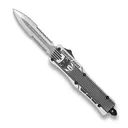 COBRATEC Medium Arctic White Blk CTK-1 Dagger 2-Side Serr - Cobratec