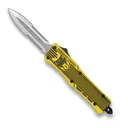 COBRATEC Medium Yellow Black CTK-1 Dagger 2-Side Serrated - Cobratec