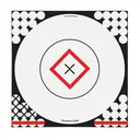 BIRCHWOOD CASEY Shoot-N-C 17.25" White/Black Diamond Target - 5ct - Birchwood Casey