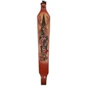 AA&E LEATHERCRAFT Brown Leather Trophy w/Elk Deer, Scenic, Swivels - Aa&E Leathercraft