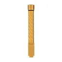 BALLISTIC ADVANTAGE Premium Series 9mm 5" Sprial Threaded Barrel Fits Glock 17 G5 | PVD Gold - Ballistic Advantage