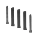 KCI 33 Round Magazine for Glock 9mm Pistols - 5 Pack - Kci Usa