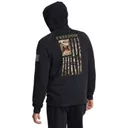 UNDER ARMOUR Men's UA Freedom Flag Hoodie - Black | Sand - Under Armour