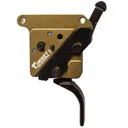 TIMNEY TRIGGERS Rem 700 Left Hand Straight Nickel Plated 3lb - Timney Triggers