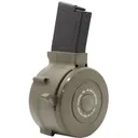 IVER JOHNSON AR15 .223/5.56 50rd Drug Mag Poly - OD Green - Iver Johnson