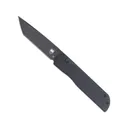 COBRATEC Prowler G-10 Black Button Lock Tanto Serrated - CobraTec Knives