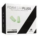 AXIL Foam Ear Plugs Green 200 Pair Per Box - Axil