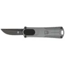 COBRATEC California OTF 952 Grey Drop Not Serrated - CobraTec Knives