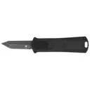 COBRATEC California OTF 952 Black Tanto Not Serrated - CobraTec Knives