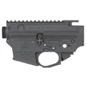 SPIKES TACTICAL Upper/Lower Set AR15 9mm Glock Mag Black Hardcoat - Spikes Tactical