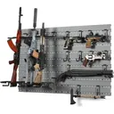 SAVIOR EQUIPMENT Full Wall Rack System, 10x 24" Alum SW Gray - Savior Equipment