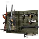 SAVIOR EQUIPMENT Full Wall Rack System, 10x 24" Alum OD Green - Savior Equipment