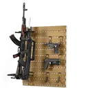 SAVIOR EQUIPMENT Half Wall Rack System, 5x 24" Alum RAL8000 Tan - Savior Equipment