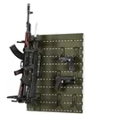 SAVIOR EQUIPMENT Half Wall Rack System, 5x 24" Alum OD Green - Savior Equipment