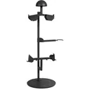 SAVIOR EQUIPMENT Helmet.Armor.Belt Stand Up Display Rack Obsidn Blk - Savior Equipment