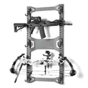 SAVIOR EQUIPMENT Archery Rifle Sword Wall Display Rack SW Gray - Savior Equipment