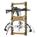 SAVIOR EQUIPMENT Archery Rifle Sword Wall Display Rack RAL8000 Tan - Savior Equipment
