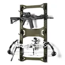SAVIOR EQUIPMENT Archery Rifle Sword Wall Display Rack OD Green - Savior Equipment