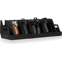 SAVIOR EQUIPMENT 12 Pistol Revolver Storage Gun Rack Obsidian Black - Savior Equipment