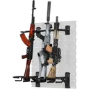 SAVIOR EQUIPMENT 6-Slots Rifle Rack for Slate Wall Rack ObsidianBlk - Savior Equipment