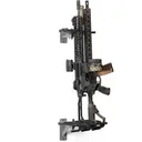 SAVIOR EQUIPMENT Rifle Shotgun Wall Mnt Gun Display Black/SW Gray - Savior Equipment