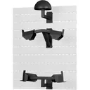 SAVIOR EQUIPMENT Vest Plate Carrier Rack/Slate Wall Rack ObsidinBlk - Savior Equipment