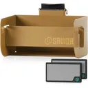 SAVIOR EQUIPMENT Univ Mag Rack for Slate Wall Rack 5.9" RAL8000 Tan - Savior Equipment