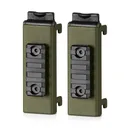 SAVIOR EQUIPMENT Picatinny Rail Hooks for Slat Wall Rack OD Green - Savior Equipment