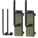 SAVIOR EQUIPMENT Angle Adj Pistol Bbl Hooks/Slate Wall Rack ODGreen - Savior Equipment