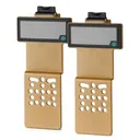 SAVIOR EQUIPMENT Pistol Holster Hooks for Slat Wall Rack RAL8000Tan - Savior Equipment