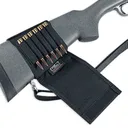 UNCLE MIKE'S Buttstock Shell Holder Kodra Black Shotgun w/Flap - Uncle Mikes