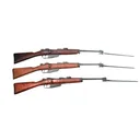 TANFOGLIO M91 6.5x52mm Carcano 17.5" 6rd - Beech Wood w/ Folding Bayonet - Tanfoglio