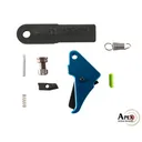 APEX TACTICAL M&P Shield Blue Flat Faced Enh Trigger/Duty Kit - Apex Tactical