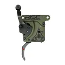 RISE ARMAMENT Reliant Hunter Single Stage Trigger Curved Green - Rise Armament
