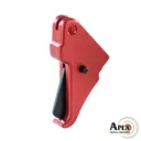 APEX TACTICAL M&P Shield Red Flat Faced Action Enh Trigger - Apex Tactical