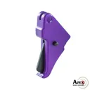 APEX TACTICAL Apex Flat Faced Action Enhancement Purple Trigger - Apex Tactical